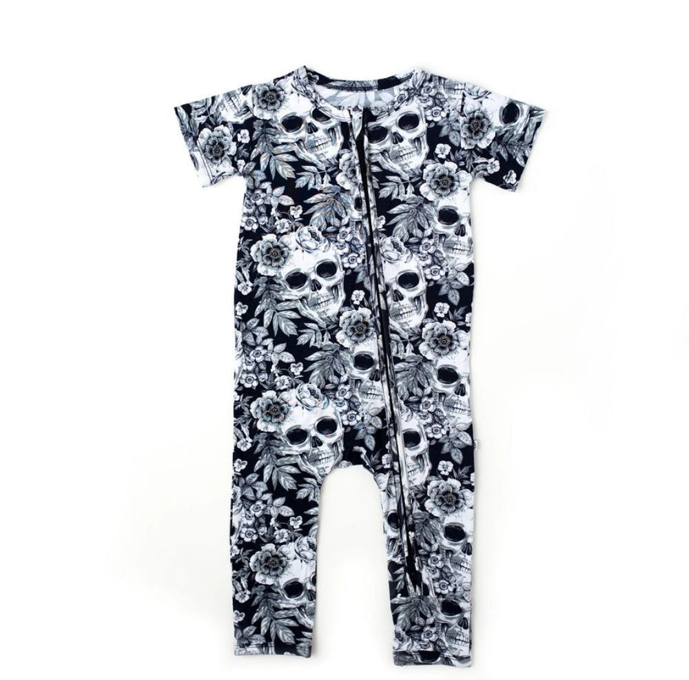 Little Bum Bums | Skeletons In The Closet Romper Short Sleeves